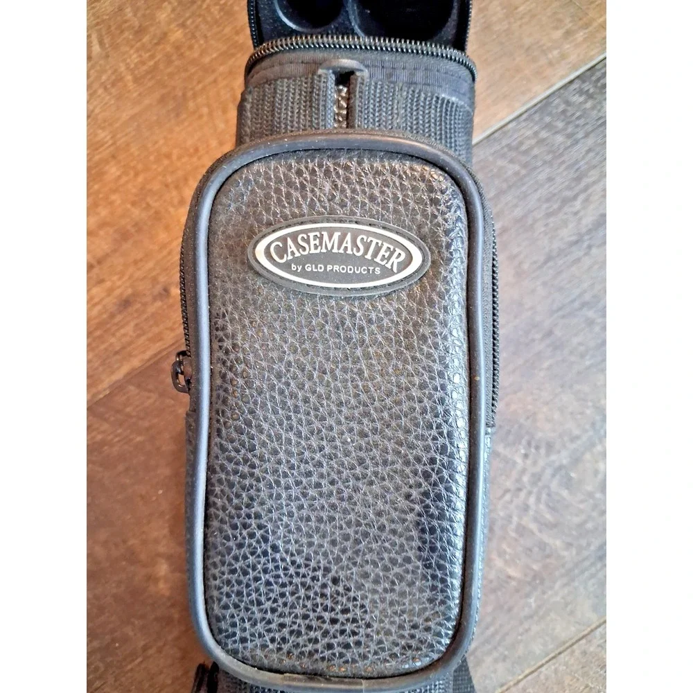 Casemaster 2x2 Leather Pool Cue Case – Reliable Protection for 2 Butts & 2 Shaft